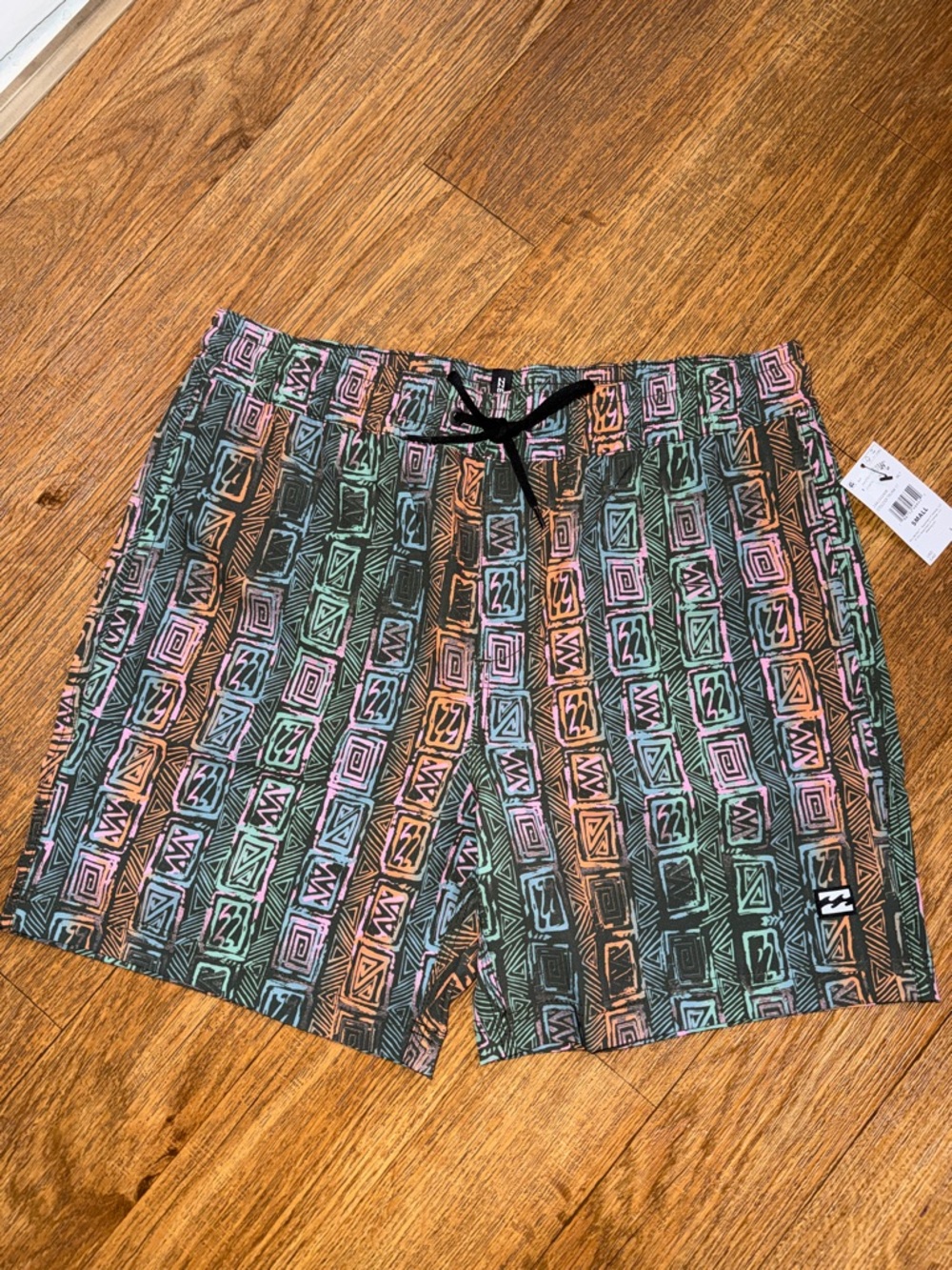 Billabong Multicolor Geometric Swim Trunks